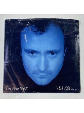 Phil Collins One More Night/Man With Horn 45 Rpm Vinyl Vintage Atlantic Records